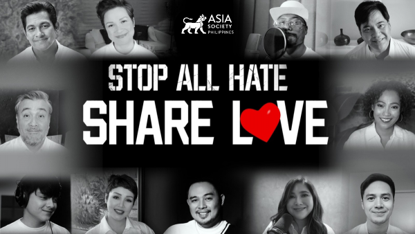 Filipino Artists Sings to Share Love and Stop All Hate
